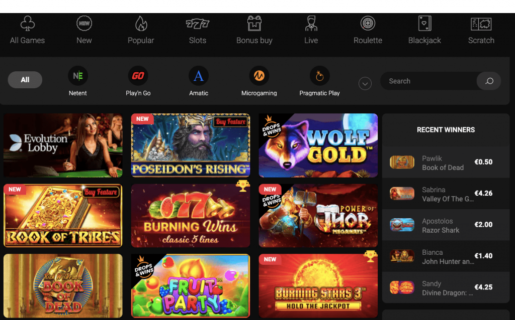 Popular slots at BetChan Casino